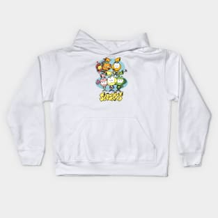 the snorks family Kids Hoodie